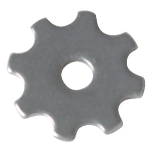 Steel Washer with hole, serrated
