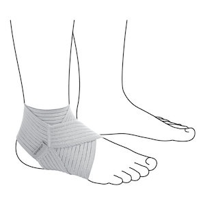Ankle support adjustable