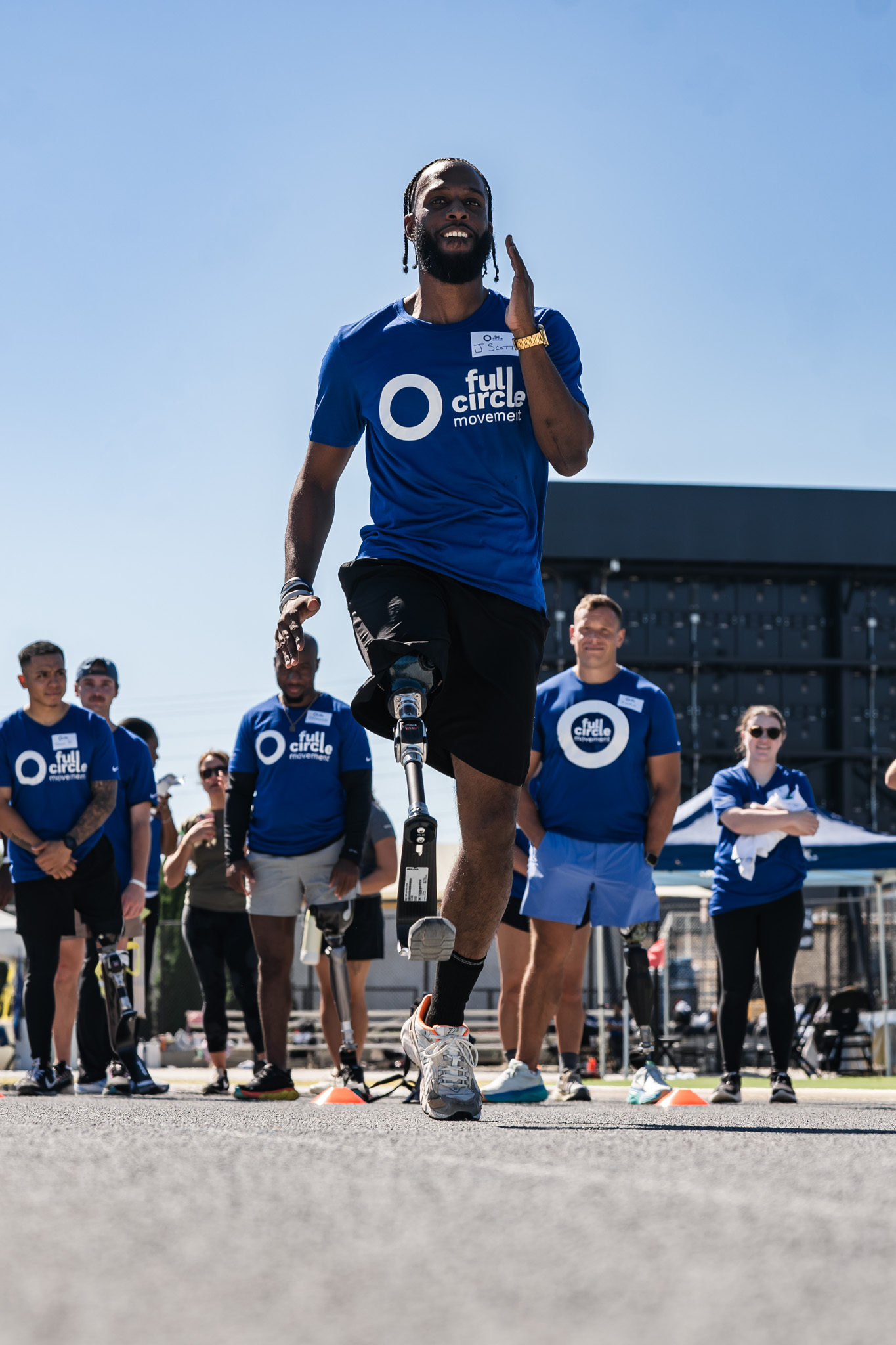 Ottobock athletes running