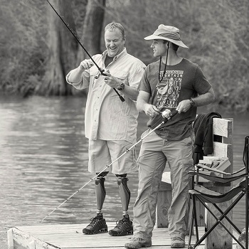 fishing with genium knee