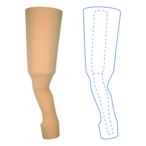 Lower Limb Cosmetic Silicone