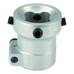 Tube clamp adapter, Ø 30 mm, aluminum Tube clamp adapter, Ø 30 mm, aluminum